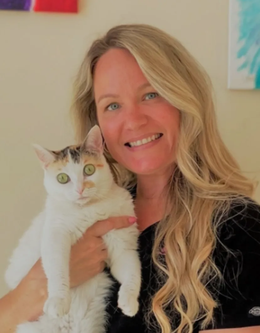 Jessica Weitzel Holding a Cat